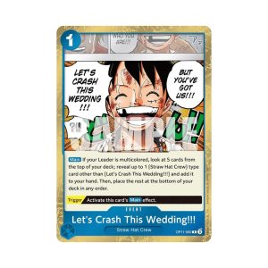 Let's Crash This Wedding!!! OP11-060