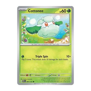 Cottonee - 007/131 - Reverse Holofoil