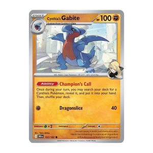Cynthia's Gabite - 103/182 - Reverse Holofoil