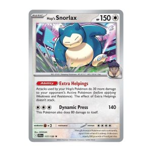 Hop's Snorlax - 117/159 - Holofoil