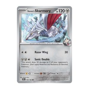 Steven's Skarmory - 142/182 - Reverse Holofoil
