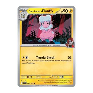 Team Rocket's Flaaffy - 073/182 - Reverse Holofoil