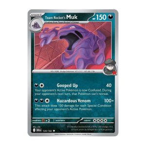 Team Rocket's Muk - 124/182 - Reverse Holofoil