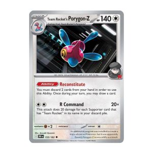 Team Rocket's Porygon-Z - 155/182 - Reverse Holofoil