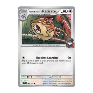Team Rocket's Raticate - 148/182 - Reverse Holofoil