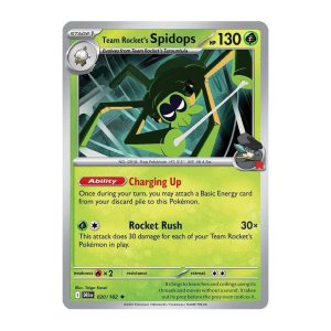 Team Rocket's Spidops - 020/182 - Reverse Holofoil