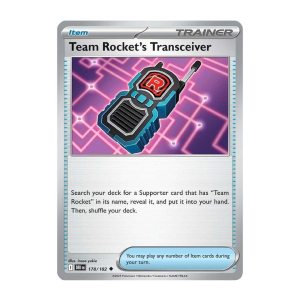 Team Rocket's Transceiver - 178/182 - Reverse Holofoil