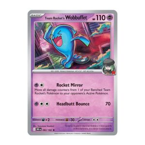 Team Rocket's Wobbuffet - 082/182 - Holofoil
