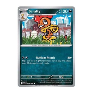 Scrafty - 058/086 - Reverse Holo