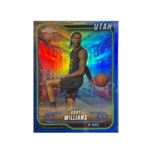 Cody Williams [Blue Basketball Refractor] #160