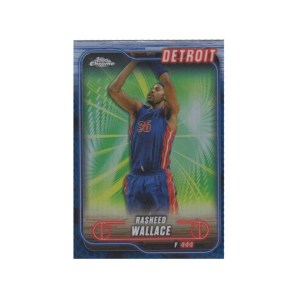 Rasheed Wallace [Blue Basketball Refractor] #23