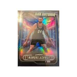 Sandro Mamukelashvili [Blue Basketball Refractor] #186
