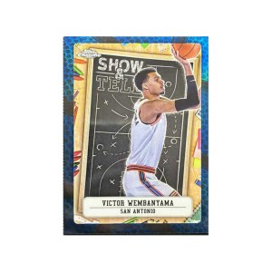 Victor Wembanyama [Blue Basketball Refractor] #ST-9