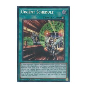 Urgent Schedule (Secret Rare) - RA05-EN064