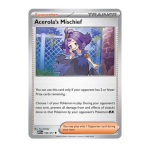Acerola's Mischief - 180/217 - Reverse Holofoil