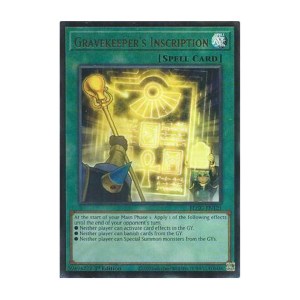 Gravekeeper's Inscription - BLGG-EN121 - Ultra Rare