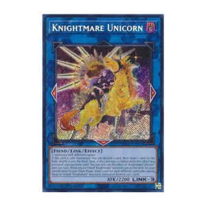 Knightmare Unicorn (Alternate Art) (Secret Rare) - RA01-EN043