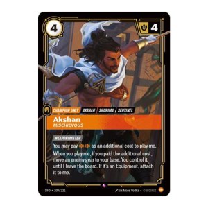 Akshan Mischievous - 109/221 - Foil