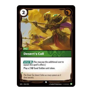Desert's Call - 031/221 - Foil