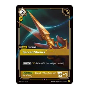 Sacred Shears - 172/221 - Foil