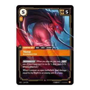 Yone Blademaster - 116/221 - Foil